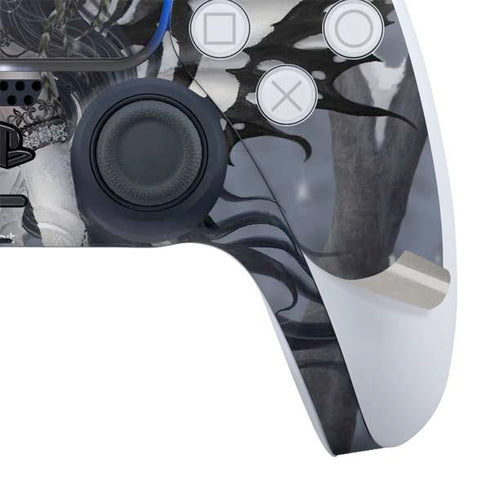 Fairy with Owl in Snow by Nene Thomas PS5 Controller Skin